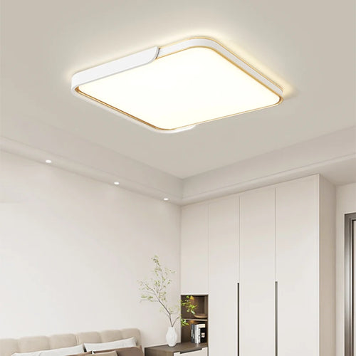 plafonnier led moderne avec télécommande design circulaire polyvalent - vue 5 sur 9