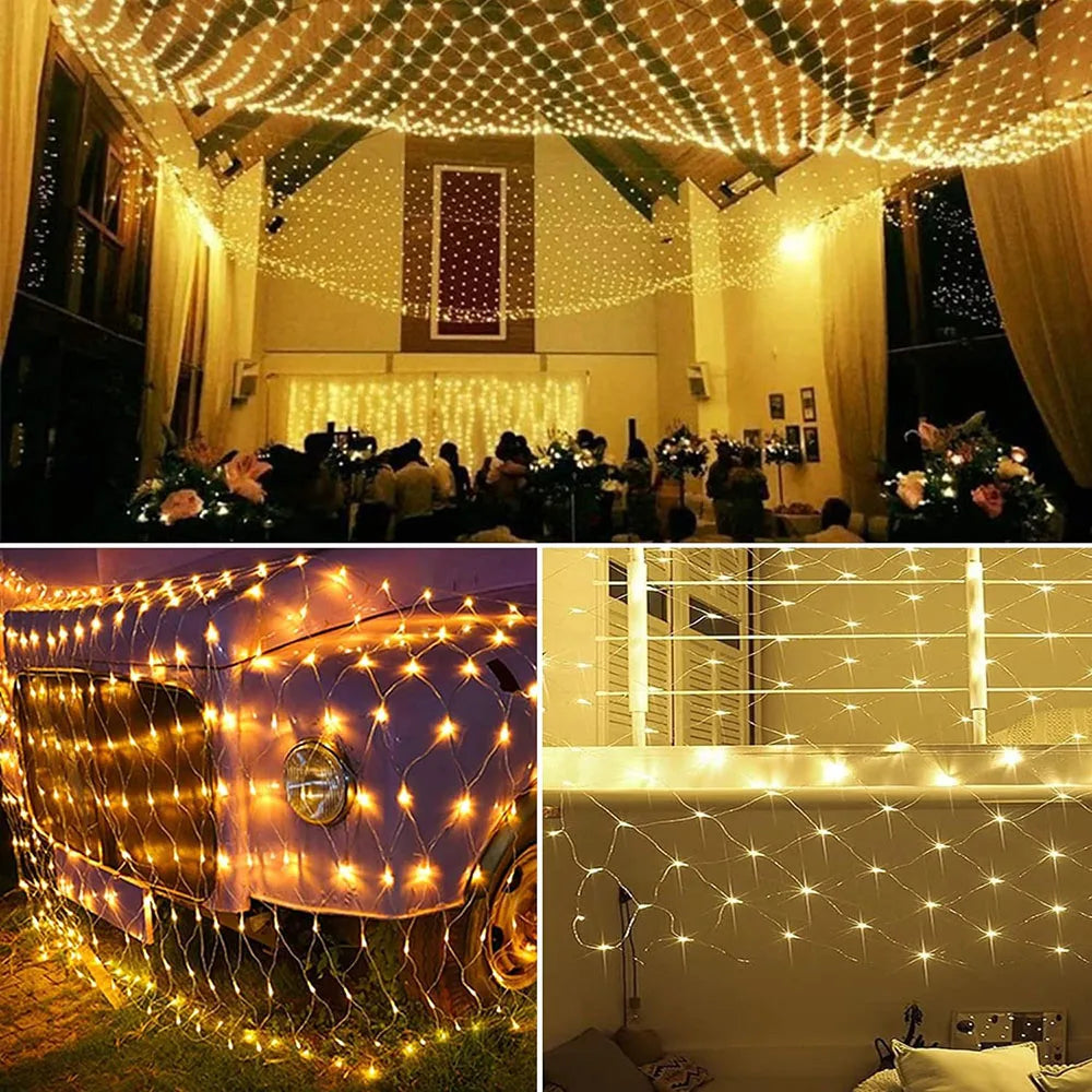 guirlande lumineuse led féerique pour noël et mariage - vue 6 sur 10