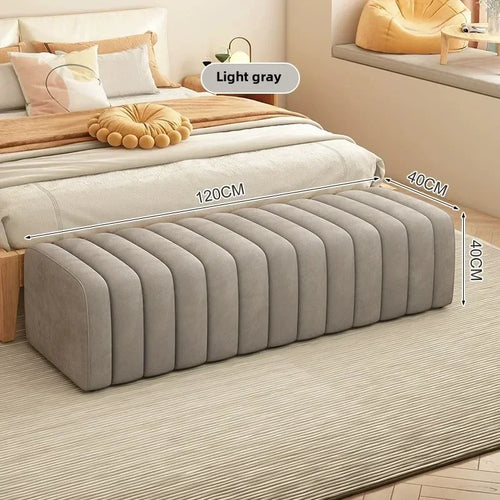 banc à chaussures design moderne avec repose pieds doux et confortable - vue 21 sur 26