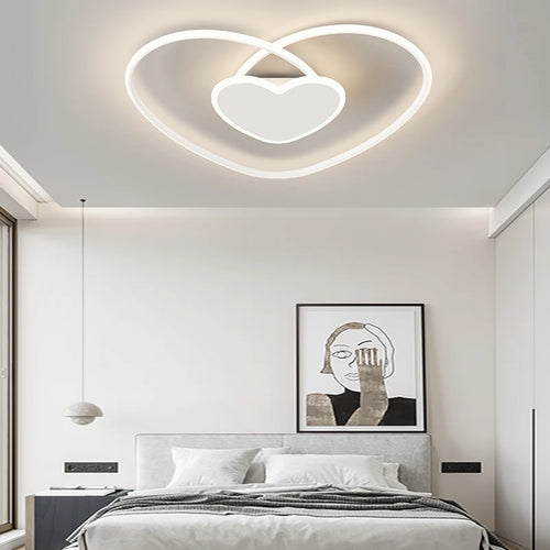 plafonnier led décoratif pour intérieur moderne et élégant - vue 2 sur 10
