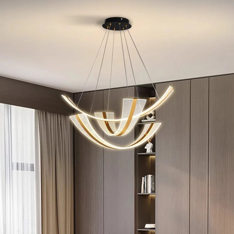 Lustre design Moderne salle à manger éclairage intérieur led décoratif - vue 3 sur 9