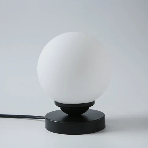 lampe à poser en verre doré pour éclairage décoratif intérieur - vue 5 sur 8