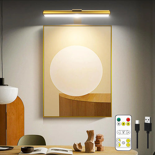 lumière murale led rechargeable pour peintures et jeu de fléchettes - vue 4 sur 9