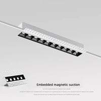 plafonnier led encastrable linéaire créatif sans rebord magnetique