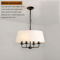 lustre moderne en tissu élégant pour décoration intérieure nordique
