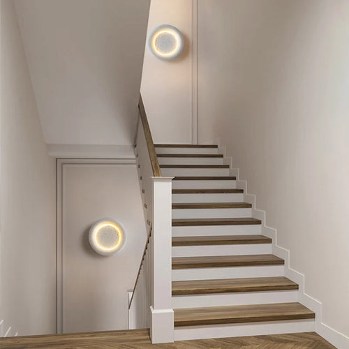 applique murale lune en résine design créatif décoratif luxe - vue 2 sur 7