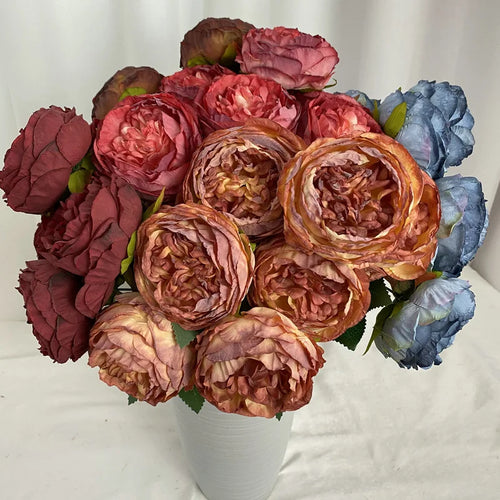 bouquet de roses artificielles décoratif pour mariage et événements - vue 3 sur 16