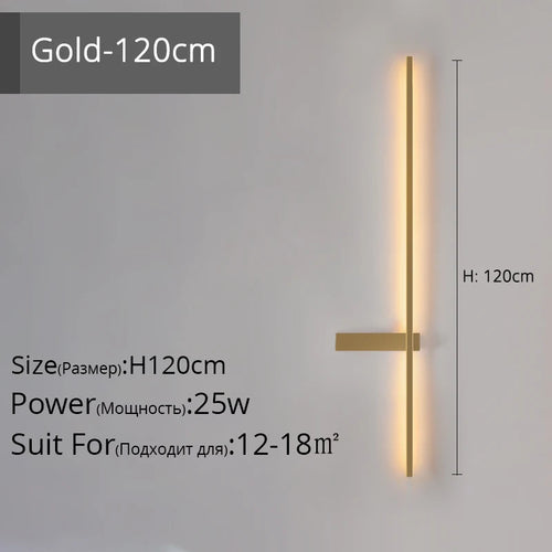 applique murale led minimaliste en aluminium pour éclairage intérieur - vue 10 sur 18
