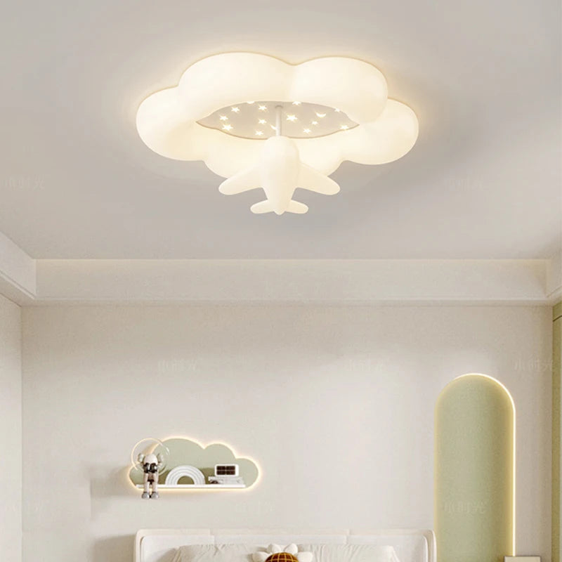 plafonnier pétales de vent éclairage décoratif pour intérieur - vue 6 sur 7