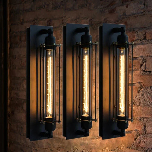 applique murale style industriel rétro led pour décoration intérieure - vue 7 sur 7