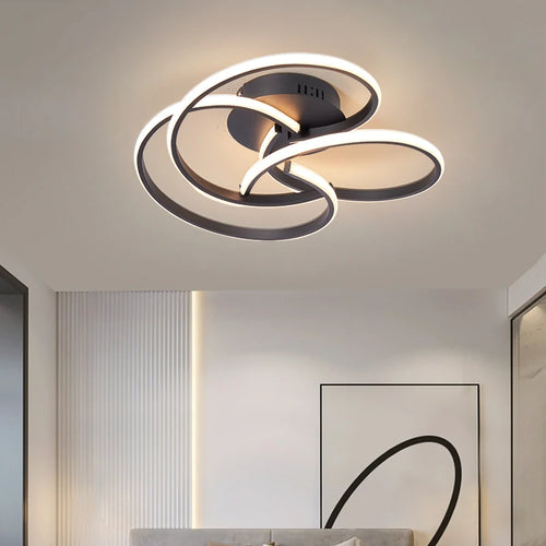 plafonnier moderne design créatif à leds pour intérieur - vue 6 sur 13