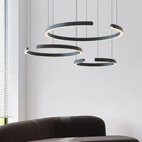Suspension circulaire simple et moderne