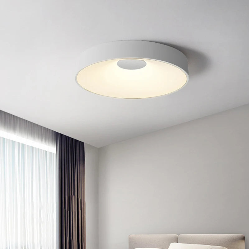 plafonnier led moderne minimaliste rond pour intérieur - vue 4 sur 10