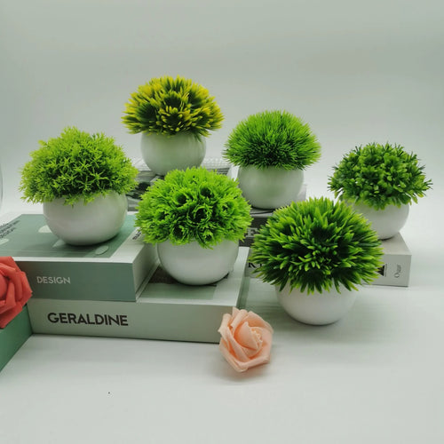 plantes artificielles bonsaï décoratives pour bureaux et tables - vue 2 sur 12