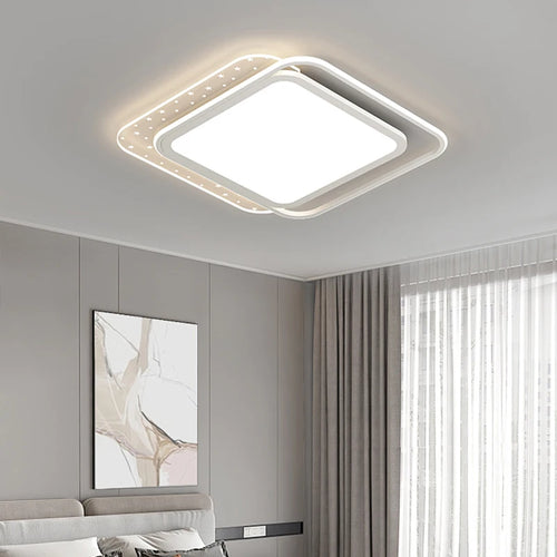 plafonnier led design moderne ciel étoilé décoratif intérieur - vue 2 sur 8