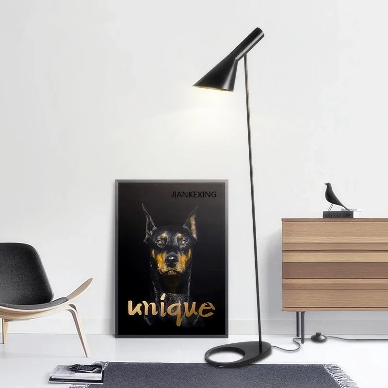 lampadaire led design arne jacobsen pour décoration moderne - vue 6 sur 12