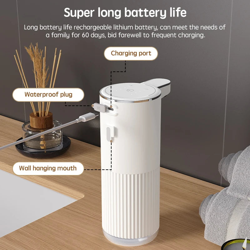 distributeur automatique de savon liquide mousse à 4 niveaux - vue 2 sur 7