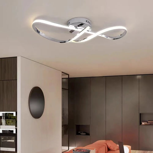 Plafonnier moderne à LEDs lumières pour salon chambre plafonnier étude cuisine intérieur décoration de la maison - vue 4 sur 8