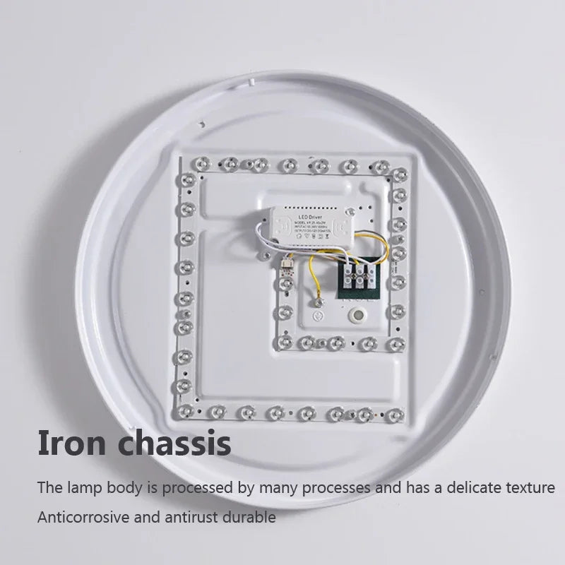 plafonnier led créatif en forme de lune design moderne décoratif - vue 6 sur 14