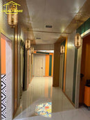 suspension en or design saoudien pour restaurant café et magasin