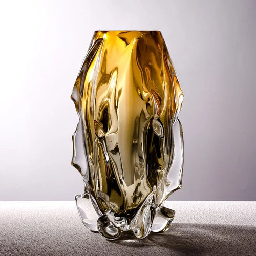 vase en verre dégradé pour décoration moderne et arrangement floral - vue 8 sur 7