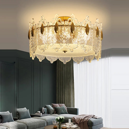plafonnier de luxe 	 avec lumière led et contrôle lampara - vue 8 sur 9