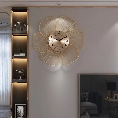horloge murale design en métal pour intérieur moderne et épuré - vue 4 sur 8
