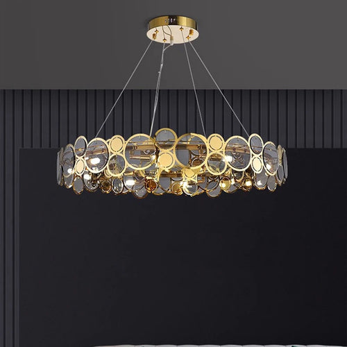 lustre moderne led de luxe pour éclairage intérieur - vue 5 sur 16