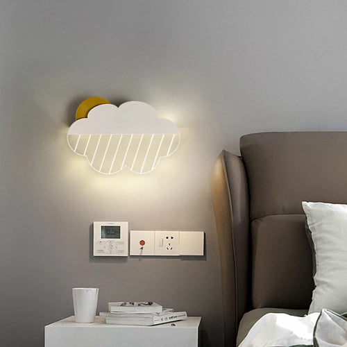 appliques murales nuages en plumes pour décoration enfant - vue 6 sur 12