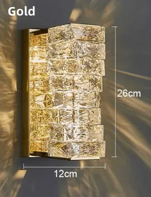 applique murale en cristal moderne lampe à led pour intérieur - vue 12 sur 18