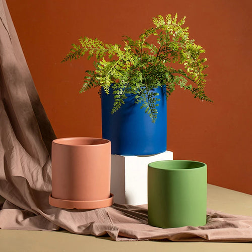 pot de fleurs en céramique nordique pour plantes succulentes décoratives - vue 2 sur 29