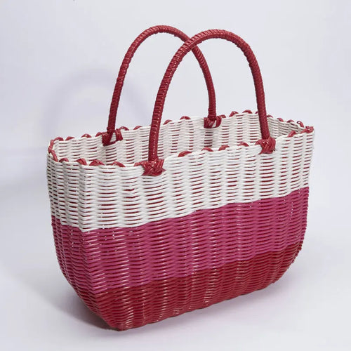 panier tissé imitation rotin pour pique-nique en extérieur - vue 21 sur 22