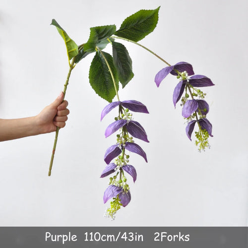 fleurs artificielles tropicales medinilla magnifica pour décoration intérieure - vue 8 sur 9