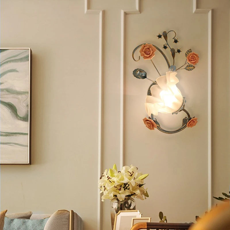 applique murale en céramique style pastoral décoration méditerranéenne nordique - vue 5 sur 9