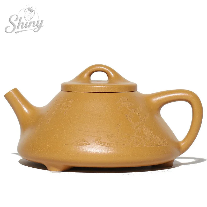 théière artisanale argile violette style shipiao kung fu - vue 5 sur 7