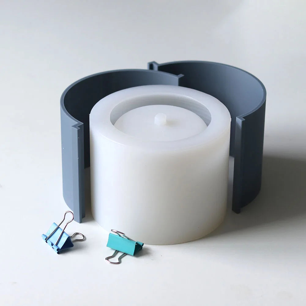 moule en silicone pour pots de fleurs en béton - vue 8 sur 10
