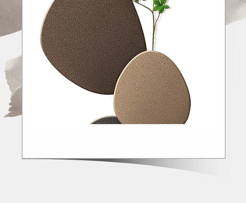 applique murale moderne décorative avec motif plante verte - vue 7 sur 6
