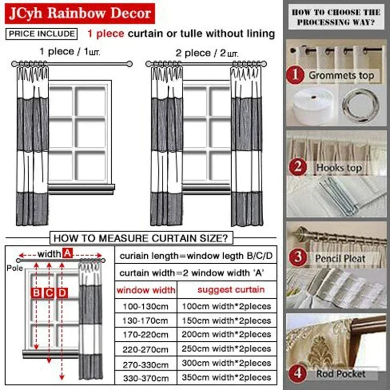 Voilage froissé moderne léger pour salon chambre fenêtre - vue 6 sur 9