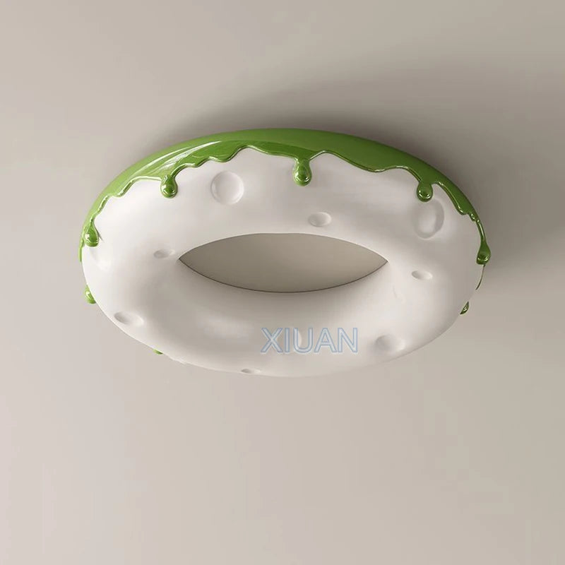 lustre donuts lampe ronde à bulles pour enfants protection des yeux - vue 6 sur 24