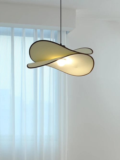 plafonnier en tissu wabi sabi pour décoration intérieure moderne - vue 2 sur 9