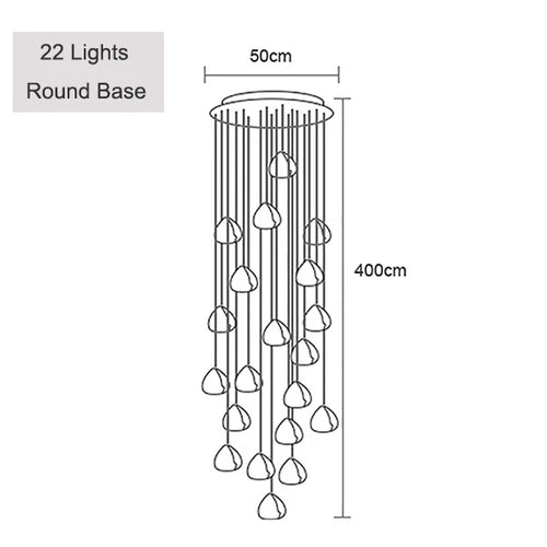 suspension moderne en cristal pour un éclairage élégant - vue 11 sur 15
