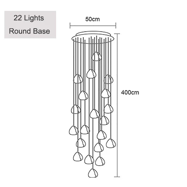 suspension design en cristal pour un éclairage moderne élégant - vue 11 sur 15
