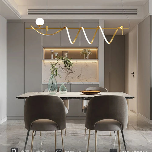 lustre en forme de verre blanc avec éclairage led intégré - vue 3 sur 7