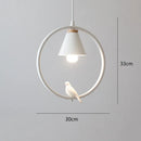 lampe à oiseaux nordique moderne en fer pour décoration intérieure
