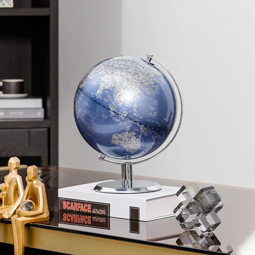 carte du globe rétro pour décoration éducative et géographique - vue 4 sur 9