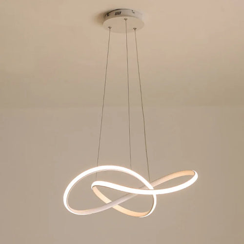 lustre led simple et moderne nordique pour décoration intérieure - vue 4 sur 9