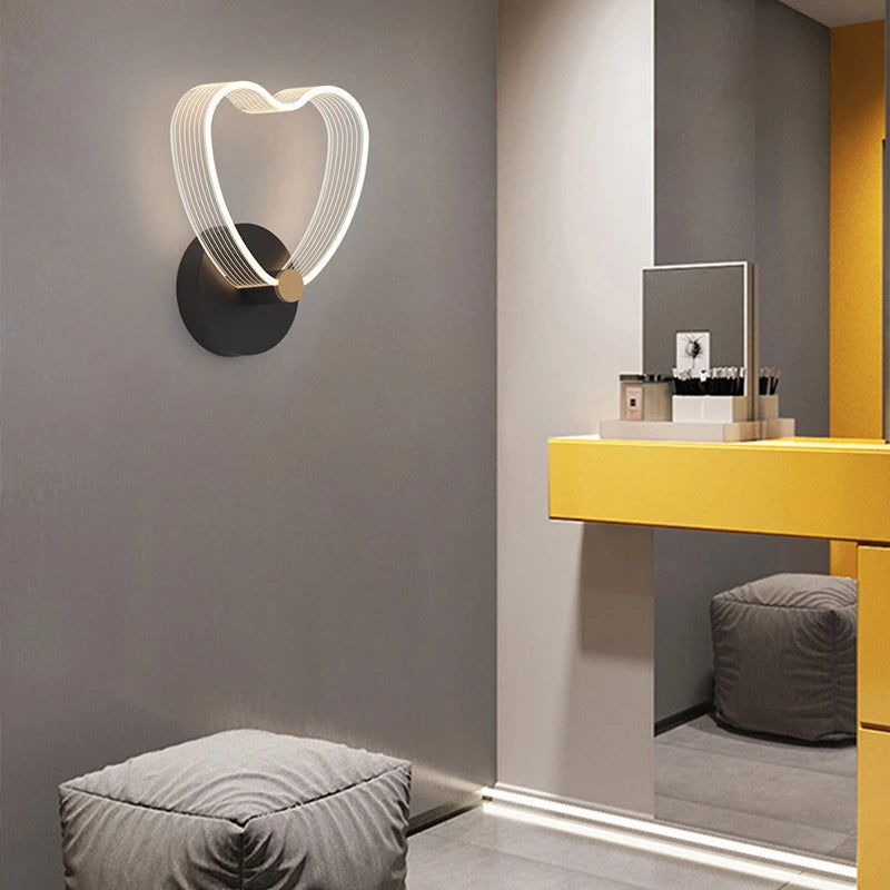 applique murale led moderne pour éclairage décoratif intérieur - vue 4 sur 14