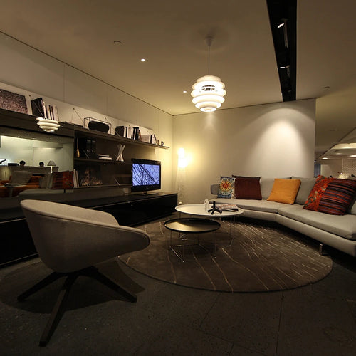 Lustre en aluminium postmoderne design nordique loft - vue 5 sur 8