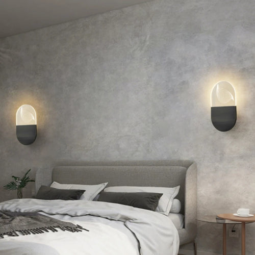 applique murale led minimaliste en cuivre pour intérieur élégant - vue 5 sur 8