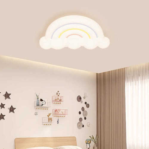 plafonnier nuage arc-en-ciel pour chambre d'enfant décor moderne - vue 2 sur 10